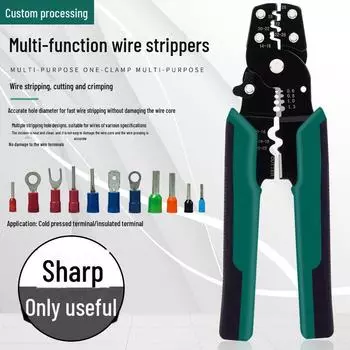 Многофункциональные клещи для зачистки и резки проводов электрика wire stripping and crimping pliers