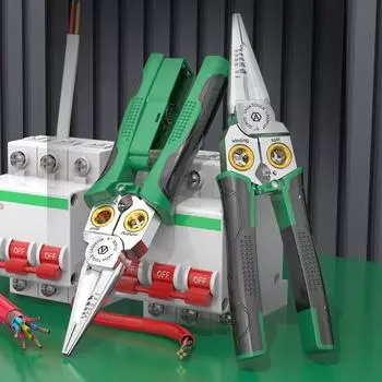 Многофункциональные клещи для зачистки проводов из нержавеющей стали для намотки проводов, электроизмерений и электриков