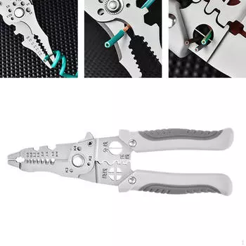 Многофункциональные клещи для зачистки проводов, обжимные клещи, простые в использовании, разделительные, портативные, кусачки Linesman