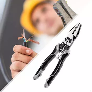 Многофункциональные клещи для зачистки проводов Плоскогубцы электрика Ручной инструмент Профессиональный резак для зачистки кабеля Wire Cutter