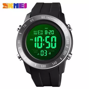Многофункциональные креативные спортивные электронные часы skmei brand strength merchant мужские водонепроницаемые часы обратного отсчета