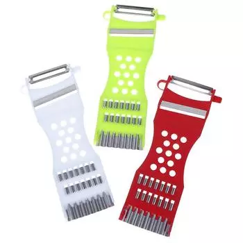 Многофункциональные кухонные гаджеты, овощечистка для фруктов и овощей, инструменты для резки жульена, Parer зелёный