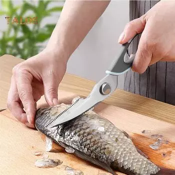 Многофункциональные кухонные ножницы для куриных костей, ножницы для чистки птицы чёрный