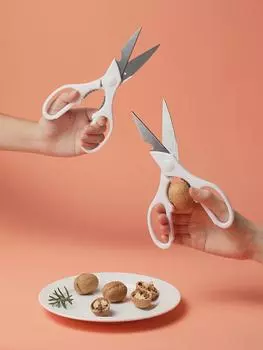 Многофункциональные кухонные ножницы Mimu из нержавеющей стали в японском стиле для разделки курицы, мяса и рыбы.