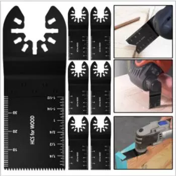 Многофункциональные лезвия для инструментов, осциллирующее лезвие пилы, многофункциональное лезвие пилы, реноваторское лезвие для многофункционального резака для резки дерева, металла, пластика 35mm-5pcs