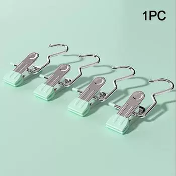 Многофункциональные металлические зажимы для одежды из нержавеющей стали, брюки, зажимы для одежды, зажимы для носков, зажимы для носков, зажимы для шляп, зажимы для простыней, прищепки для одежды чёрный