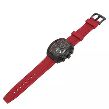 Многофункциональные мужские спортивные часы 30 м водонепроницаемый резиновый ремешок модный цифровой дисплей аналоговый чёрный/красный