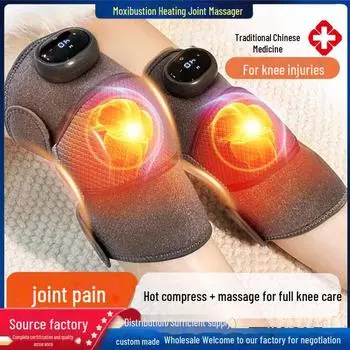 Многофункциональные наколенники с подогревом для пожилых людей: Теплый компресс, массаж и прижигание при холодных ногах и суставах