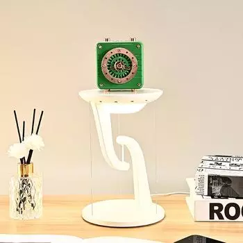 Многофункциональные ночные светильники 15 Вт с беспроводной зарядкой, сенсорным переключателем, плавной регулировкой яркости, настольная лампа, антигравитационный дизайн для зарядки телефона