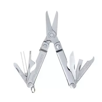 Многофункциональные ножницы LEATHERMAN MICRA, японская гарантия 25 лет [оригинальный продукт] [СЕРЕБРИСТЫЙ] серебряный