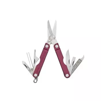 Многофункциональные ножницы LEATHERMAN MICRA, японская гарантия 25 лет [оригинальный продукт] [вишневый] вишня