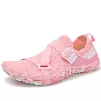 Многофункциональные однотонные однотонные туфли для йоги и фитнеса унисекс с пряжкой 35–46, обувь для плавания, женские водные кроссовки большого размера, пляжная обувь 35 белый