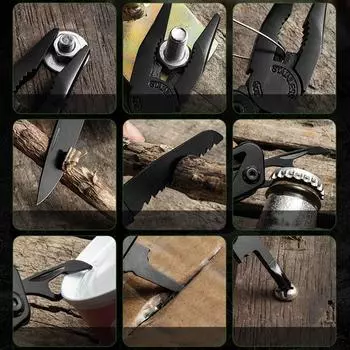 Многофункциональные плоскогубцы Aidier, складные карманные отвертки для кемпинга, выживания на природе, охоты 1 Pcs