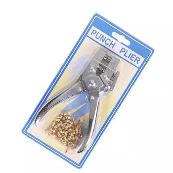 Многофункциональные плоскогубцы для пробивания отверстий из нержавеющей стали, плоскогубцы для ремня с металлическим стопорным кольцом, перфорация