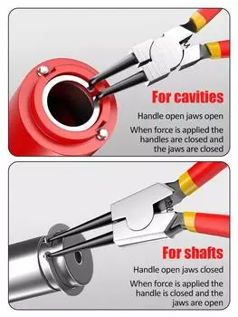 Многофункциональные плоскогубцы для расширения, плоскогубцы для стопорных колец, плоскогубцы для внутренних и внешних карт, двойного назначения, промышленные, для стопорных колец Pl