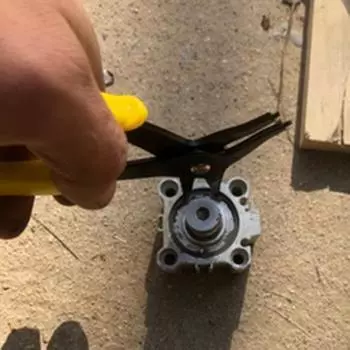 Многофункциональные плоскогубцы для стопорных колец, высокая твердость, практичная шайба с обернутой ручкой