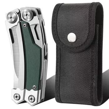 Многофункциональные плоскогубцы для уличного инструмента, складные плоскогубцы для кемпинга, мини-клещи из нержавеющей стали, комбинированный нож для зачистки, плоскогубцы чёрный