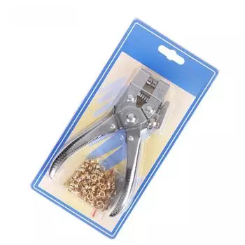 Многофункциональные плоскогубцы Hilda для пробивки отверстий и люверсов с металлическим защитным кольцом