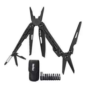 Многофункциональные плоскогубцы NexTool Black K1 Multitool 11 в 1 Многофункциональные плоскогубцы и хомут-манипулятор Складные плоскогубцы из нержавеющей стали Multitool Multitool