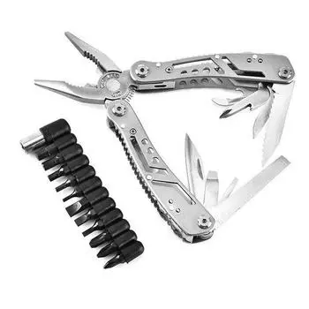 Многофункциональные плоскогубцы, остроносые плоскогубцы из нержавеющей стали, складные плоскогубцы для кемпинга, многофункциональные портативные складные карманные плоскогубцы