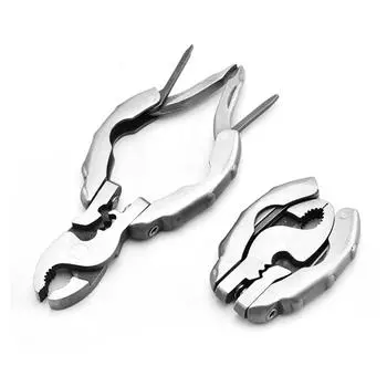 Многофункциональные плоскогубцы Turtle Back, многоцелевые плоскогубцы 9 в 1 из нержавеющей стали, отвертка, портативный многофункциональный инструмент