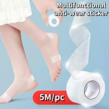 Многофункциональные полиэтиленовые невидимые прозрачные противоизносные наклейки для ног, противоизносные наклейки на высоком каблуке, дышащие противоизносные наклейки 1pc белый