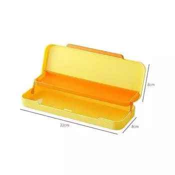 Многофункциональные принадлежности для студентов Креативный большой вместительный пенал для канцелярских принадлежностей Коробка для хранения Пенал синий