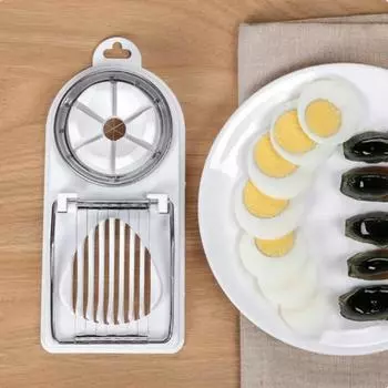 Многофункциональные яйцерезки, слайсер из нержавеющей стали, необычный разделитель, инструмент для резки яиц, домашний резак для яиц «два в одном», кухонные гаджеты