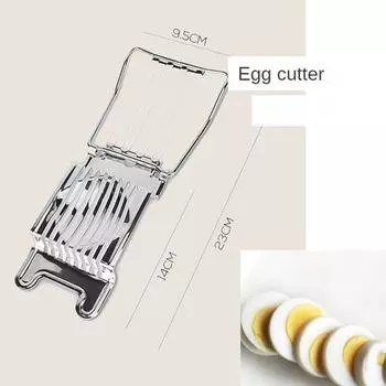 Многофункциональные яйцерезки, слайсер из нержавеющей стали, необычный разделитель, инструмент для резки яиц, домашний резак для яиц «два в одном», кухонные гаджеты