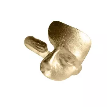 Многофункциональные регулируемые кольца, украшения для пальцев, кольца из меди в форме маски с открытием, подарок для модных личностей золотой