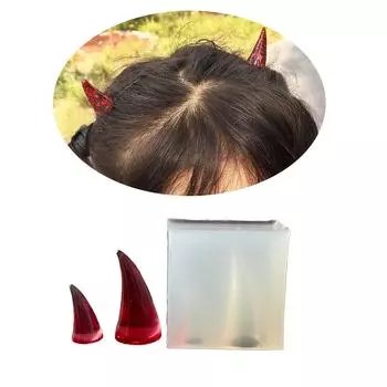 Многофункциональные рога с когтями дьявола, DIY формы, силиконовые формы с когтями для косплея, формы для косплея, инструменты для изготовления ювелирных изделий для поделок 7
