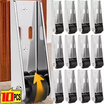 Многофункциональные роликовые колеса с кронштейном Направляющее колесо Боковые ролики Мебельные колеса Плавные бесшумные ролики