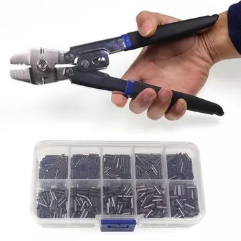 Многофункциональные рыболовные плоскогубцы из нержавеющей стали для морской рыбалки, кусачки для проволоки, инструмент для завязывания крючков с обжимной трубкой