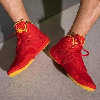 Многофункциональные сетчатые дышащие тренировочные кроссовки 2024 года, новые профессиональные кроссовки для мужских тренировок и тяжелой атлетики 39 красный