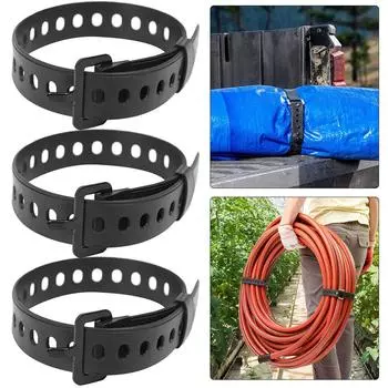 Многофункциональные стяжки Пряжка Багажные стяжки Грузовые ремни (Черный короткий) К