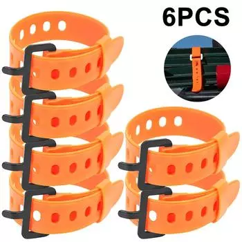 Многофункциональные стяжки Пряжка Багажные стяжки Грузовые ремни (Оранжевый длинный)