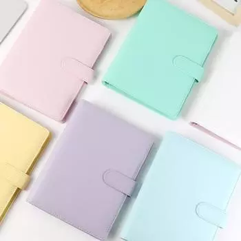 Многофункциональные сумки для ноутбуков с застежкой-молнией, отделения для карточек, кольца для ручек, искусственная кожа цвета макарон белый