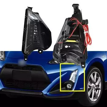 Многофункциональные светодиодные фонари для Toyota, светодиодные поворотники с дымчатой линзой для Prius A qua C 15- чёрный