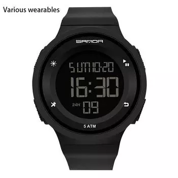 Многофункциональные светящиеся в темноте водонепроницаемые цифровые часы для альпинизма и дайвинга