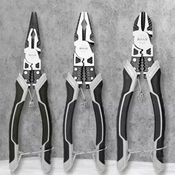 Многофункциональные универсальные диагональные плоскогубцы, кусачки для проволоки, профессиональные противоскользящие прочные инструменты для ремонта электрика