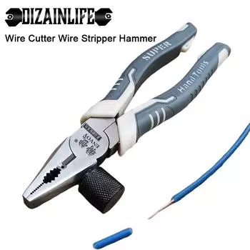 Многофункциональные универсальные диагональные плоскогубцы Плоскогубцы с острыми губками Инструменты для скобяных изделий Универсальные кусачки для проводов Плоскогубцы для электромонтеров