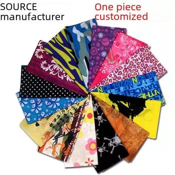 Многофункциональные высокоэластичные велосипедные банданы на шею с логотипом Magic 24x48 cm