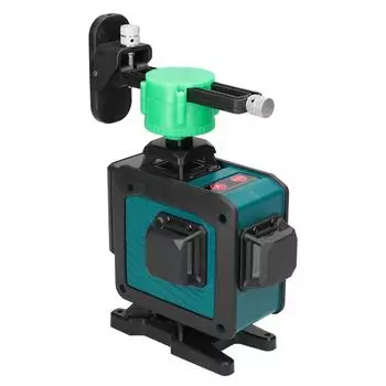 Многофункциональный 16-линейный лазерный уровень 3 градуса Функция самовыравнивания Инструмент для нивелирования Всенаправленный грунт UK Plug with Tripod Stand & CE Certified Adapter разноцветный