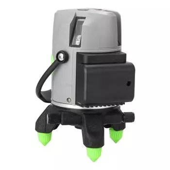 Многофункциональный 3-градусный автоматический самовыравнивающийся 5-линейный лазерный уровень измерительный инструмент с вертикалью US Plug разноцветный