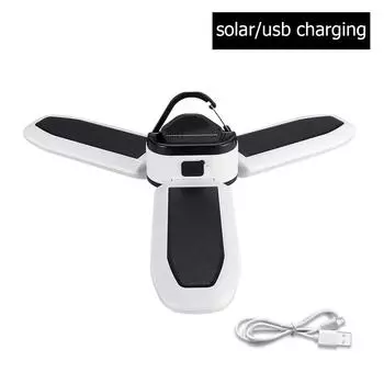 Многофункциональный 3-лепестковый 60 светодиодный фонарь 5 режимов USB перезаряжаемый фонарь на солнечной батарее для кемпинга на открытом воздухе Водонепроницаемое освещение solar energy