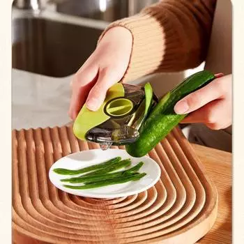 Многофункциональный 3-в-1 нож для очистки овощей и фруктов, кухонные принадлежности, овощечистка, скребок для дома, нож для чистки фруктов, терка для яблок