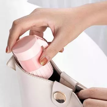 Многофункциональный 4 в 1 портативный 4-слойный порошок таблеточный станок резак для таблеток разделитель лекарств коробка для хранения дробилка дорожный футляр для таблеток 1 шт зелёный