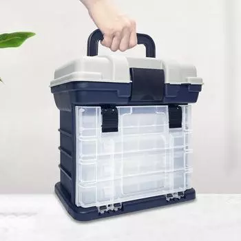 Многофункциональный 5-слойный портативный ящик для хранения, коробка LUYA, лодка для морской рыбалки, рыболовные инструменты, коробка для рыбалки, коробка для приманок LUYA, рыболовные снасти