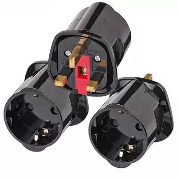 Многофункциональный адаптер для вилок EU Euro European to UK, преобразователь мощности, вилки с 2-контактной розеткой, дорожный 0 В 13 А, предохранитель, универсальный адаптер UK Plug