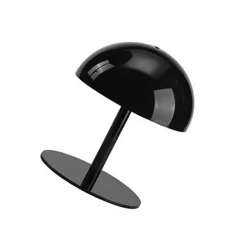 Многофункциональный акриловый держатель для кепок Модная акриловая стойка для демонстрации шляп Идеальная текстура для коллекции шляп и выставочных нужд 20 чёрный